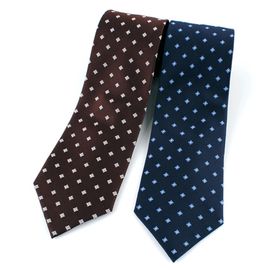 [MAESIO] KSK2548 Wool Silk Floral Dot Necktie 8cm 2Color _ Men's Ties Formal Business, Ties for Men, Prom Wedding Party, All Made in Korea